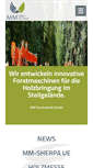 Mobile Screenshot of mm-forsttechnik.at